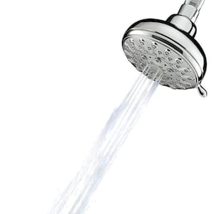 Banbury 5-Spray 4 in. Single Wall Mount Fixed Shower Head in Chrome