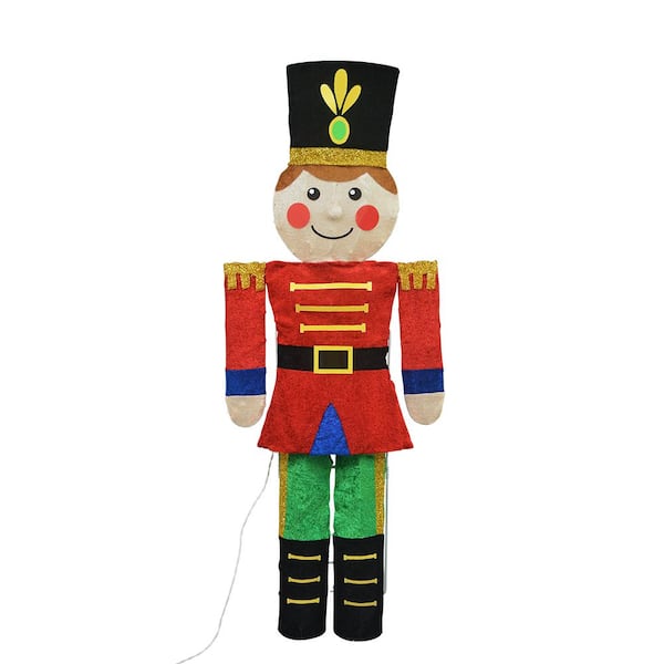Candy Cane Lane 60 in. 2D Toy Soldier Yard Decor