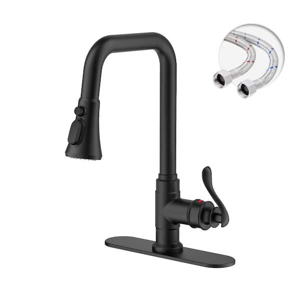 キッチン家電 Sorabin BWE Single Handle Pull Down Sprayer Kitchen Faucet Commercial