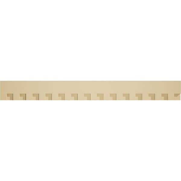 1 in. D x 5 in. W x 44.50 in. L Primed Polyurethane Panel Moulding