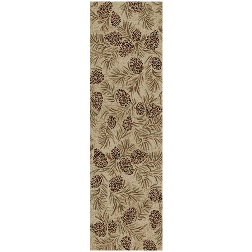 Mayberry Rug American Destination Multi-Colored 2 ft. x 8 ft ...