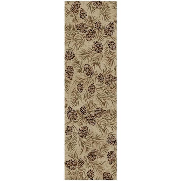 Mayberry Rug American Destination Multi-Colored 2 ft. x 8 ft. Polypropylene Area Rug