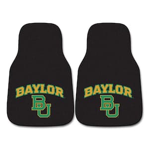 Baylor University 18 in. x 27 in. 2-Piece Carpeted Car Mat Set