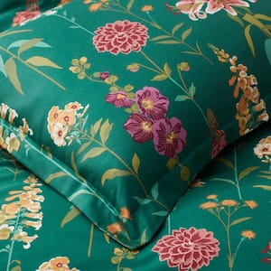 Legends Hotel Flower Garden Wrinkle-Free Sateen Flat Sheet