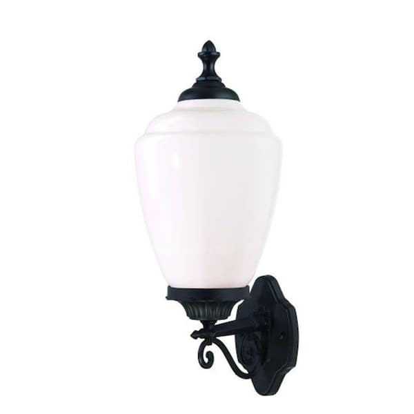 Acclaim Lighting Acorn Collection 1-Light Matte Black Outdoor Wall Lantern Sconce