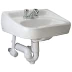 Zurn One Manual Hand Washing System, 20 x 18 in. Wall Hung Lavatory ...