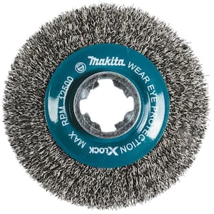 X-Lock Quick Change System 4-1/2 in. Carbon Steel Crimped Wire Wheel Brush