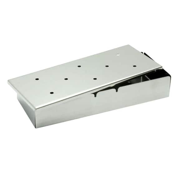 Charcoal Companion Stainless Smoker Box with Lid