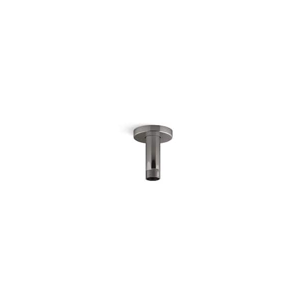KOHLER Statement 3 in. Ceiling-Mount Single-Function Rainhead Arm And Flange in Polished Chrome