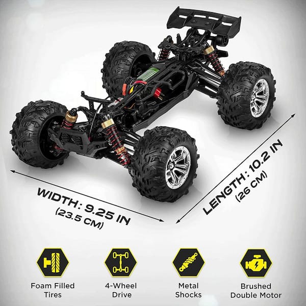 LAEGENDARY Sonic 1:16 Scale RC Remote Control 4x4 Car, Up to 25