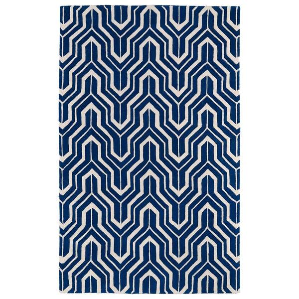 Kaleen Revolution Navy 5 ft. x 7 ft. 9 in. Area Rug