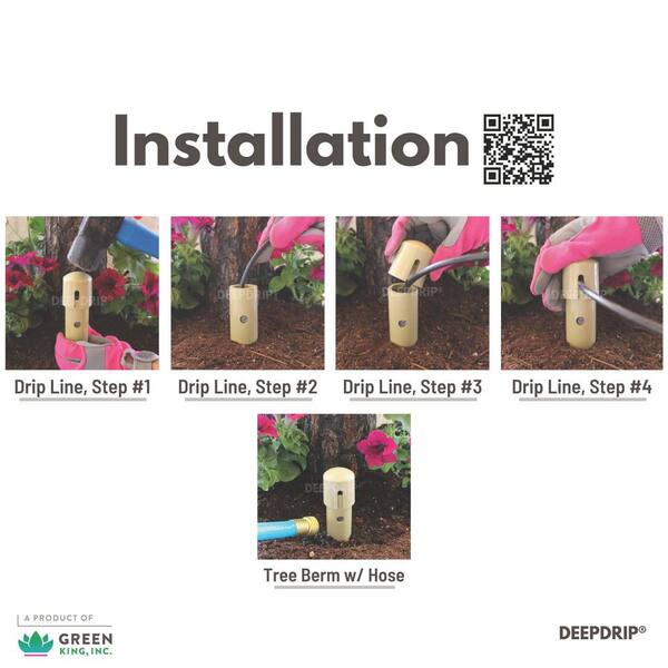 Deep Drip 8 In Watering Stake 2 Pack Gkdd008 2pk The Home Depot