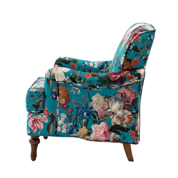 peacock pattern chair