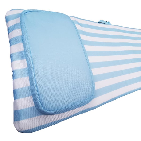 International Sun Bed Water Lounger Pool Float with Pillow (4-Pack), Number of People: 1