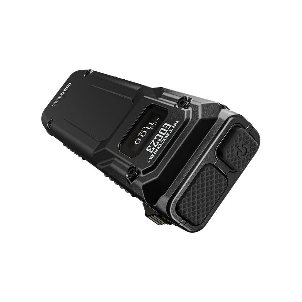 Compact Black LED Rechargeable Tactical Keychain Flashlight