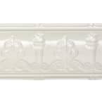 48 in. Superior Tin Crown Molding in Antique White