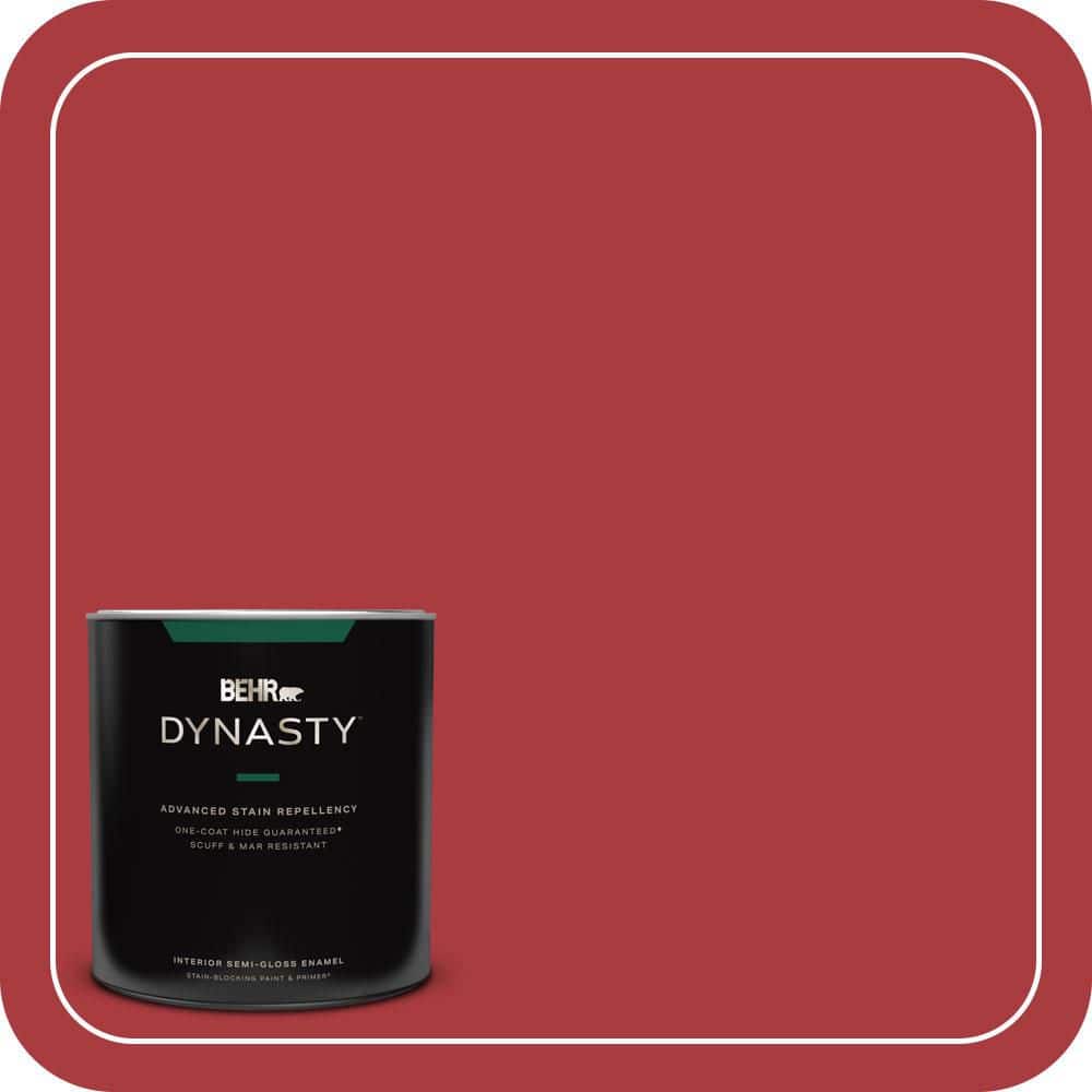 1 qt. #S-G-160 California Poppy Semi-Gloss Enamel Interior Stain-Blocking Paint and Primer price history on PriceWatchPro