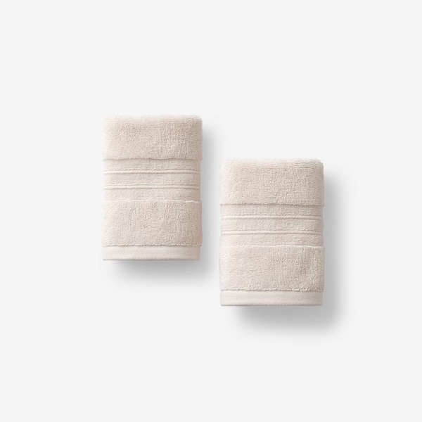 Legends Hotel Mirage Aegean Ecru Cotton Wash Cloth (Set of 2)