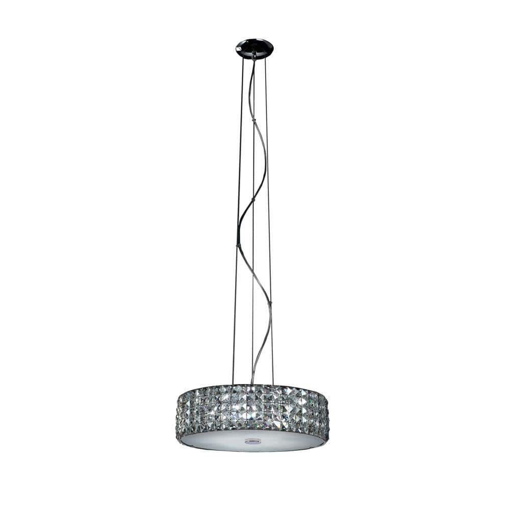 Home Decorators Collection 6Light Chrome Pendant 16652 The Home Depot