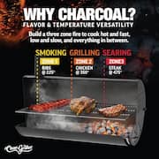 Patio Pro Charcoal Grill in Black