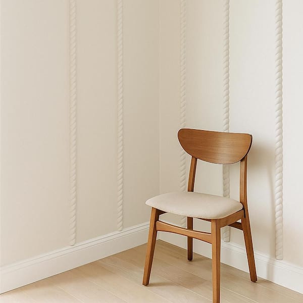 DM4 - 3/8 in. x 3/4 in. Solid Pine Carved Rope Molding