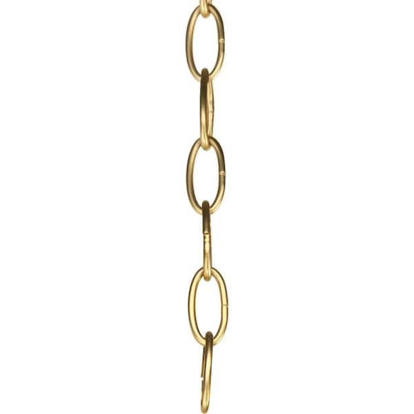 Progress Lighting Natural Brass Accessory Chain