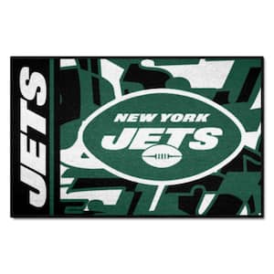 New York Jets Patterned 1.5 ft. x 2.5 ft. XFIT Design Starter Area Rug