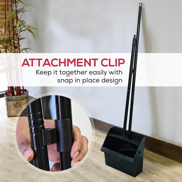 Eyliden 3 Pack Commercial Broom and Dustpan Combo, Lobby Heavy Duty Large Dust Pan Sweep Set for Outdoor Garages Courtyard Sidewalks Decks Home Kitchen Office (3 Pack, Black Broom Dustpan Sets Eyliden 3 Pack Commercial Broom and Dustpan Combo, Lobby Heavy Duty Large Dust Pan Sweep Set for Outdoor Garages Courtyard Sidewalks Decks Home Kitchen Office (3 Pack, Black Broom Dustpan Sets