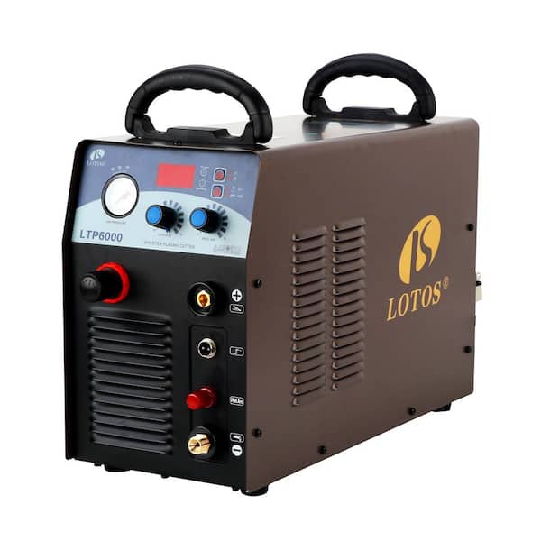 Lotos 60 Amp Non-Touch Pilot Arc IGBT Inverter Plasma Cutter for Metal, 220V, 3/4 Inch Clean Cut
