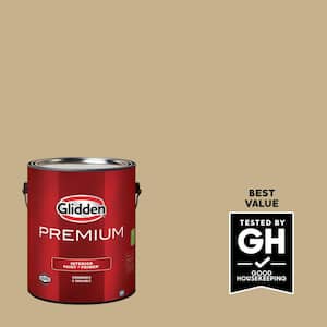 Glidden Premium 1 gal. PPG1103-4 Earthy Cane Satin Interior Latex