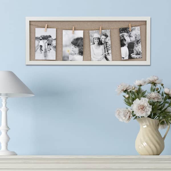 Stonebriar 4 in. x 6 in. White Wall Collage Frame