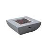 Modeno Westport 34 in. x 14 in. Square Concrete Propane Fire Pit Table in Light Gray OFG135-LP