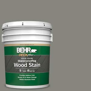 5 gal. #SC-137 Drift Gray Solid Color Waterproofing Exterior Wood Stain