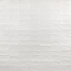 Strait White 3 in. x 12 in. Matte Ceramic Subway Wall Tile (22-Pieces 5.38 sq. ft. / Case)