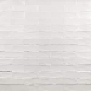 Strait White 3 in. x 12 in. Matte Ceramic Subway Wall Tile (22-Pieces 5.38 sq. ft. / Case)