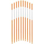 FiberMarker 48 In. Orange Reflective Hollow Driveway Markers 5/16 In ...