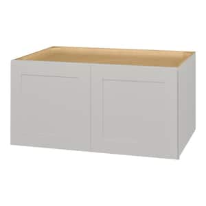 Avondale 36 in. W x 24 in. D x 18 in. H Ready to Assemble Plywood Shaker Wall Bridge Kitchen Cabinet in Dove Gray