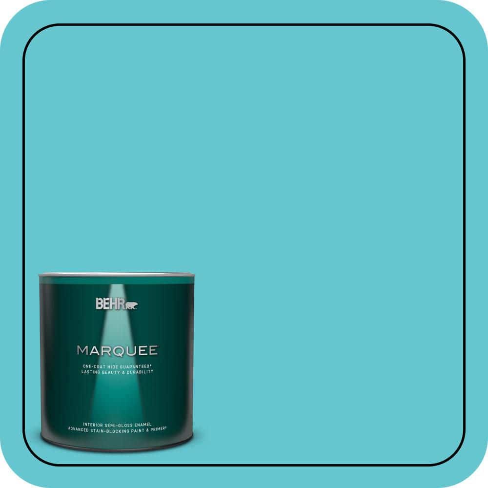 1 qt. #P470-4 Paradise Sky Semi-Gloss Enamel Interior Paint & Primer price history on PriceWatchPro