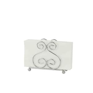 Home Basics Simplicity Collection Satin Nickel Napkin Holder HDC59658 - The  Home Depot