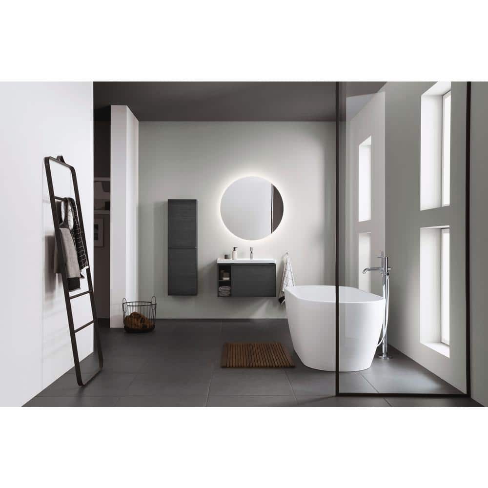 Duravit 63'' White Acrylic Freestanding Soaking Bathtub