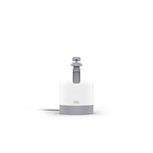 Mini Pan Tilt Mount, Indoor Rotating Plug in Mount for Mini Smart Security Camera, 2-Way Audio, HD Video White
