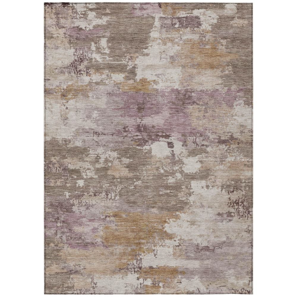 Chantille Machine Washable Indoor/Outdoor Abstract ACN2812 Mocha 8 ft. x 10 ft. Area Rug price history on PriceWatchPro