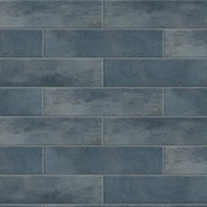 Capri Brick Indigo 2-1/2 in. x 10 in. Porcelain Floor and Wall Tile (5.13 sq. ft./Case)
