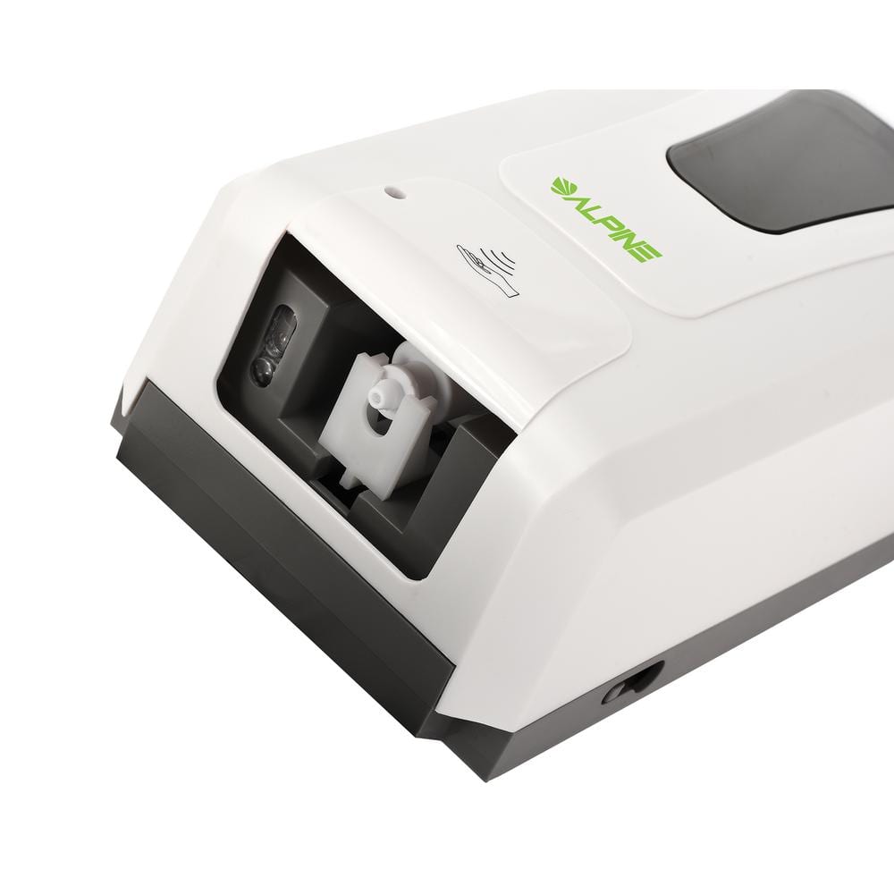 White Plastic Automatic Foaming Hand Sanitizer Dispenser