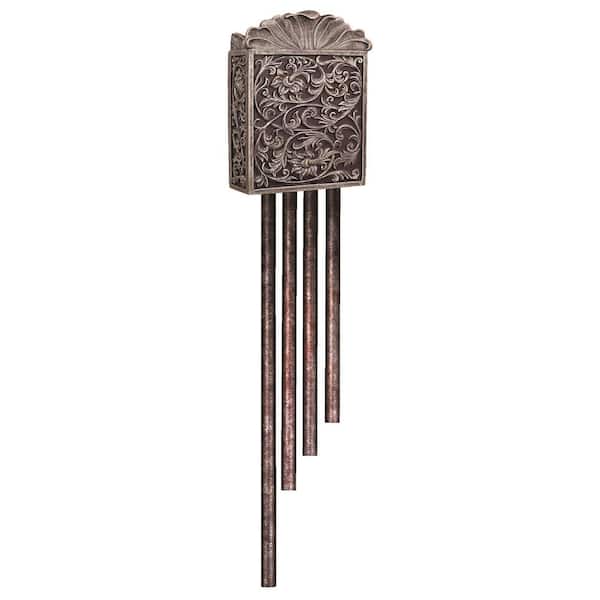 Hardwired Westminster Doorbell Chime-4 or 8-Note for Front Door, Single-Note for Secondary Entrances, Pewter Finish