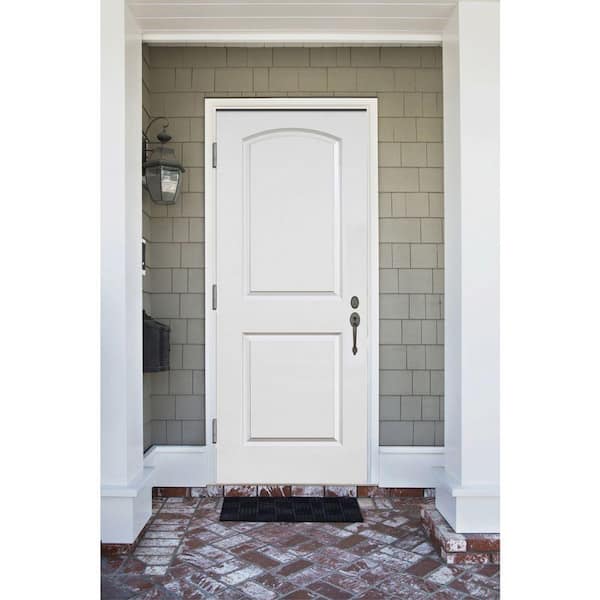 Element Series 2-Panel Arch Primed Steel Prehung Front Door