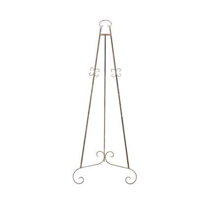 gold easel floor scroll iron litton lane easels boards