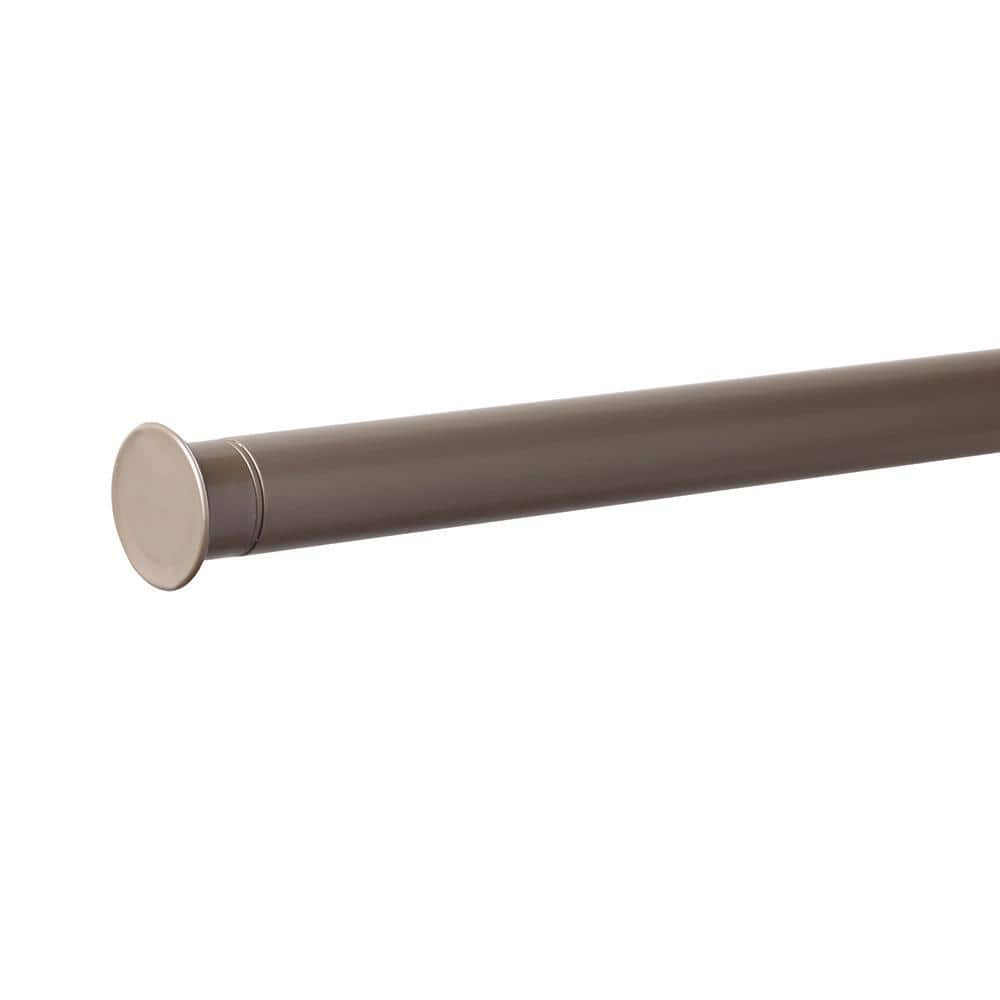 Hanging Rode CLOSET CULTURE 24.875 in. W-24.857 in. W Champagne Nickel Standard Duty ...