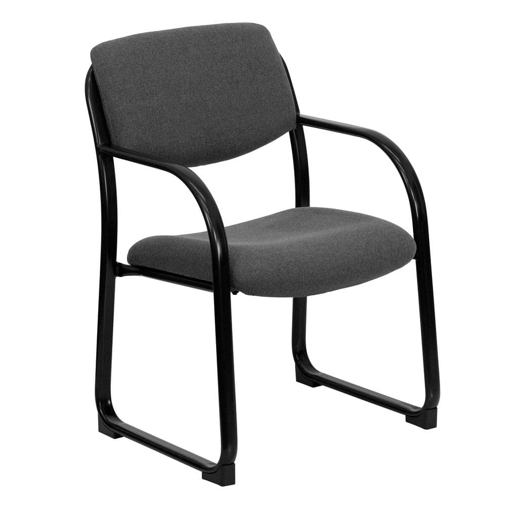 UPC 812581010091 product image for Gray Fabric Executive Side Chair with Sled Base | upcitemdb.com