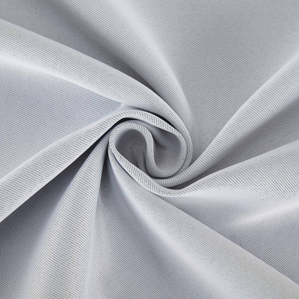Gray Insulated Blackout Rod Pocket Drapes, 40" x 63"
